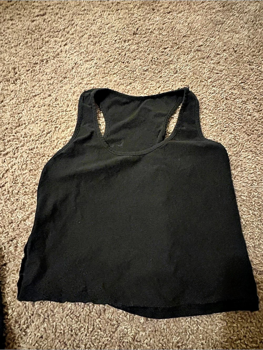 Black Racerback Tank Top Like New